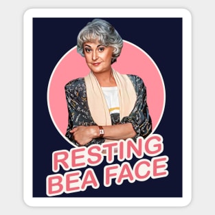 Golden Girls Dorothy Zbornak Bea Arthur - Resting Bea Face Sticker